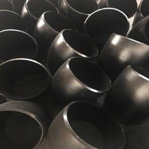 China Seamless Pipe Fittings 1/2-48 Inch A234 WPB Carbon Steel Elbow Pipe Fittings 90 Degree 45 Degree on sale