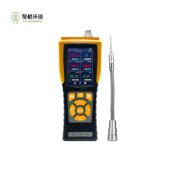 Buy Pumping Portable Gas Detector Device OEM Multi Gas Ammonia CO2 Ex O2 H2S CO Splash Proof at wholesale prices