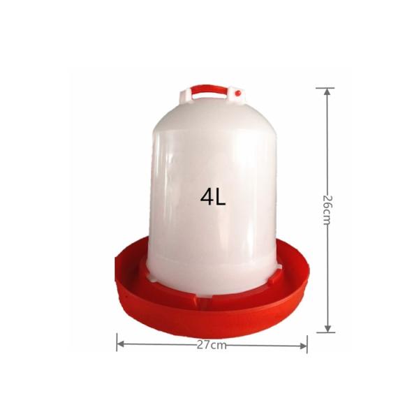 Poultry equipment 2L chicken bucket drinker