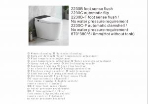 China Elongated Sanitary Ware Toilet , Siphon Flush Toilet Ce Approval on sale