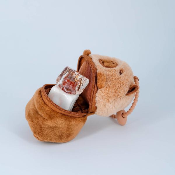 Cute Capybara Plush Keychain With Clothes Adorable Small Stuffed Animal Keychain