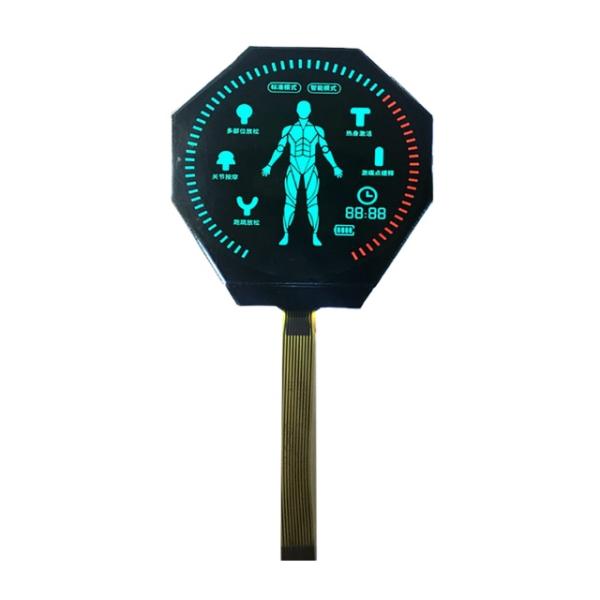 Monochrome Digit COG 7 Segment LCD Module Customized Size Display