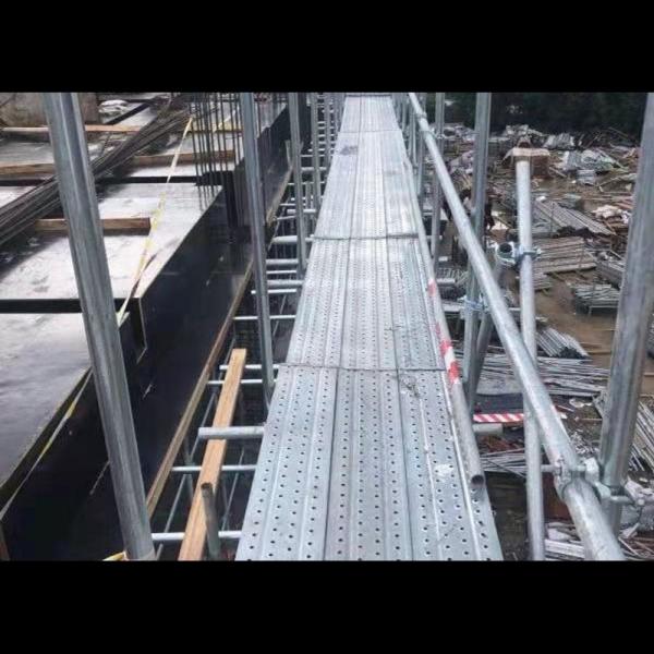 Durable Galvanized Steel Hook Scaffolding Planks For Construction