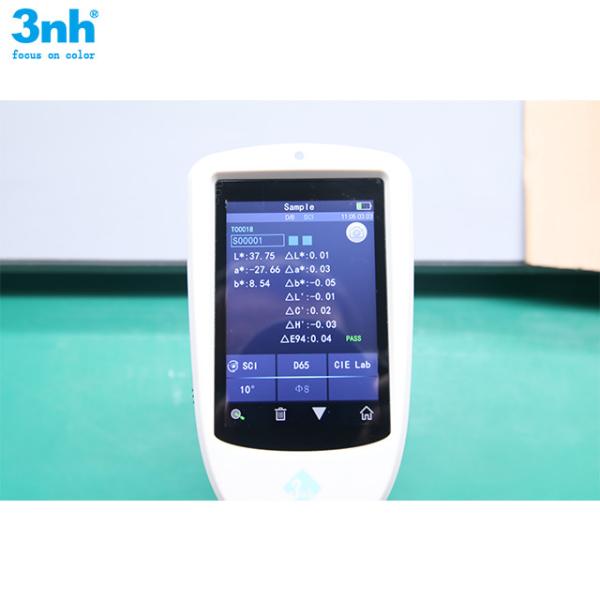 Cloth Fabric Test Handheld Color Spectrophotometer 3nh TS7600 With Pantone Software