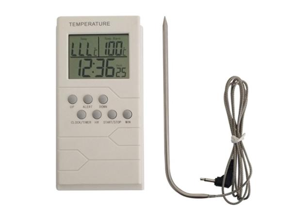 Buy Multi Function Digital Instant Read Thermometer High Accuracy With Timer / Clock at wholesale prices