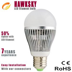 Quality china supplier aluminum warm white 7w cree led bulb for sale