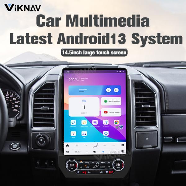 Viknav Car Radio For Ford Expedition (2016-2022) 14.4 Inch Android Head Unit Touch Screen GPS Multimedia Player Auto
