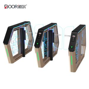 High Tech Fast Access Control System Speed Gate With Facial Recognition QR Code Reader