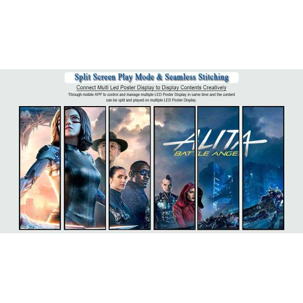 Split Screen Play Mode Great Image SMD P2.5 LED Poster Screen Advertising Display l China Supplier Adhaiwell