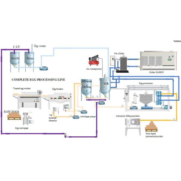 Electric Pasteurized Egg Liquid Making Machine Automatic