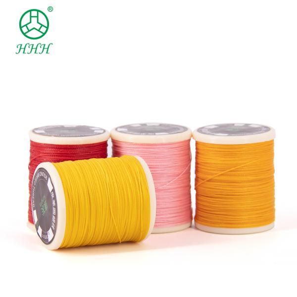 30g One Roll Round Wax Thread DIY Handmade 0.65MM Leather Sewing Polyester Thread