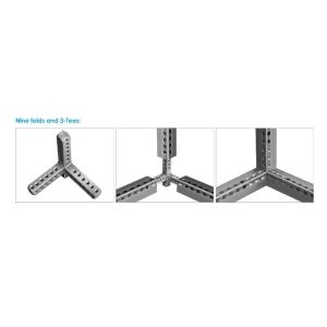 9 Folder Channel Steel Cabinet Frame Rack To Make Network Cabinet / Rack Cabinet