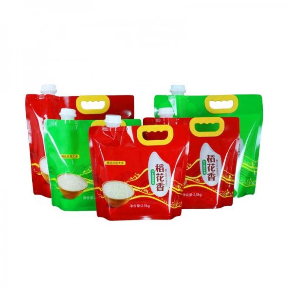 Custom Gravure Printing Stand-up Spout Pouch For Beverage Liquid Milk Fruit Drink Juice Plastic Packing Bag