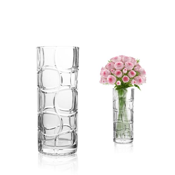 Custom Wholesale Matte Candle Vessels Embossed Large Empty Candle Container Glass Vase