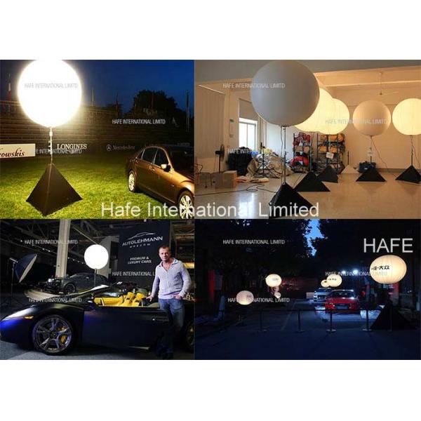 1.6 M Inflatable Lighting Decoration , Led Inflatable Balls 2x650W Tungsten Lamp