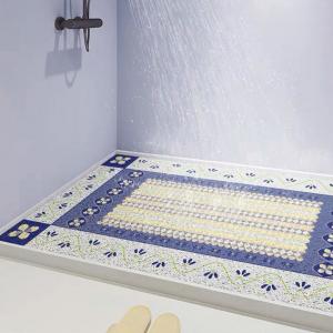 Quality 45CM*74CM Anti Slip PVC Floor Mat Barefoot 10MM Soft Bath Mat For Inside Bath for sale