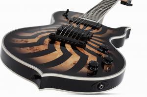 China Custom Wylde Audio Odin Grail Charcoal Burst Buzzsaw Electric Guitar Accept OEM on sale