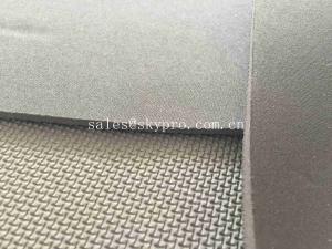 China Super Stretch Anti Skid 2mm Neoprene Shark Skin Rubber SBR CR Embossing Soft Black on sale