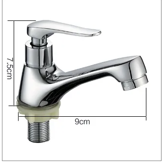 Brass Single Handle Water Faucet For Deck Mounting In Washroom Basin And Installation