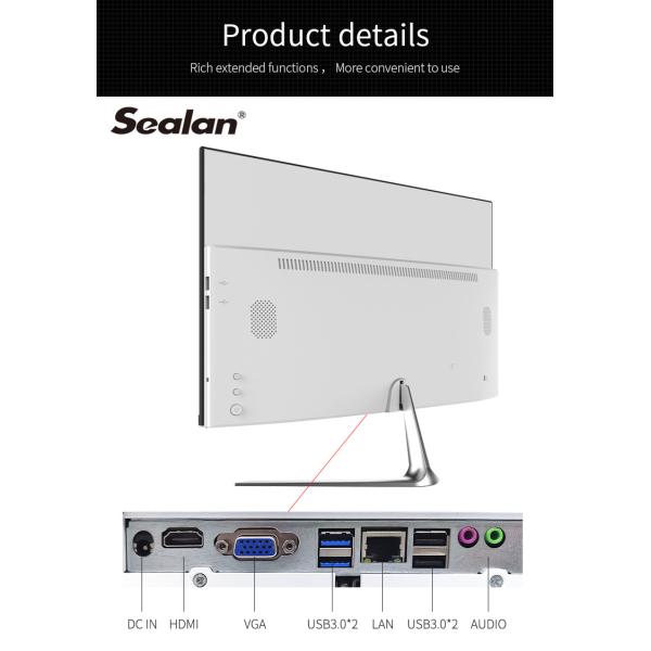 I5 10400 23.8 Inch Aio Desktop Computer Slim Micro Bazel