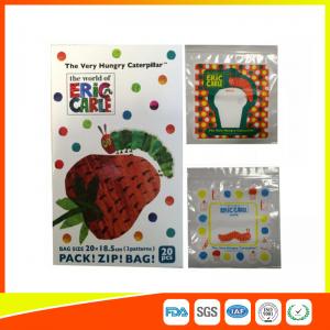 Colorful Custom Printed Ziplock Bags Recyclable For Cosmetic / Food Packing