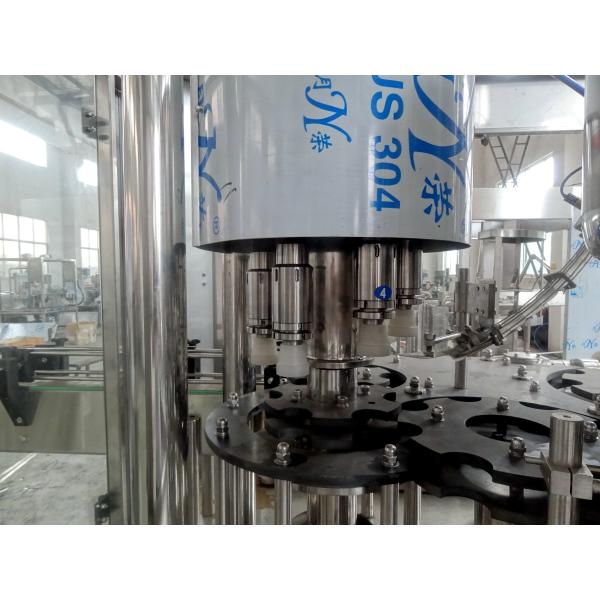 Aseptic Milk Glass Bottle Filling Machine / Bottling Production Line Food Grade SS304