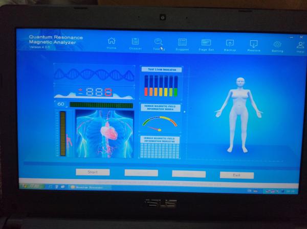 Buy Romanian Language Software Version 44 Reports Quantum Body analyzer Silver Color Box at wholesale prices