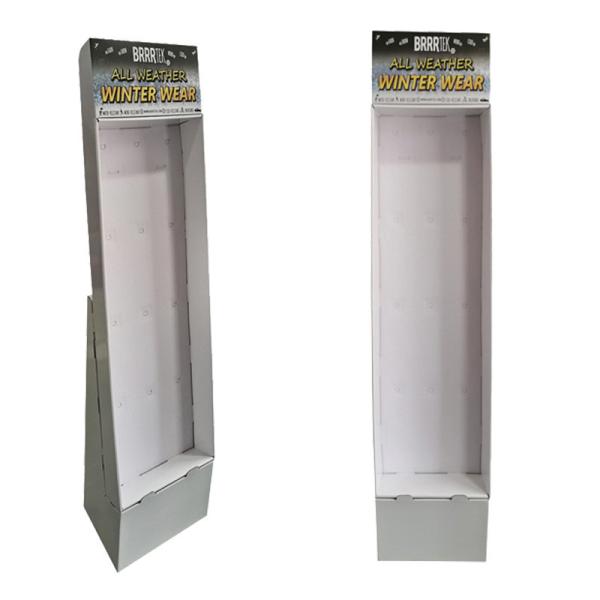 Buy Customized Cardboard Funko Pop Display Lower With Plastic Hooks Hanger at wholesale prices