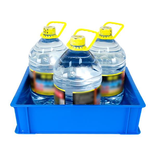 Acceptable OEM ODM Heavy Duty Euro Plastic Stacking Crates for Logistics and Warehouse