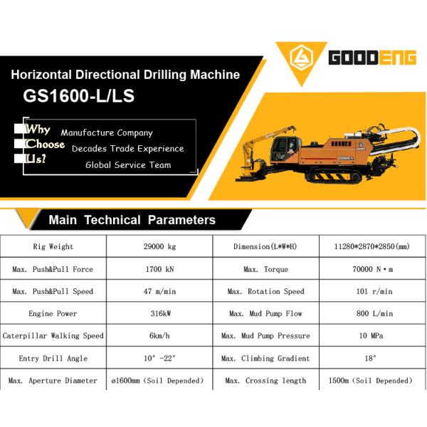 GS1600-LS HDD Machine,160ton hdd machine, 160t hdd machine, 160ton hdd rg, 160t hdd rig