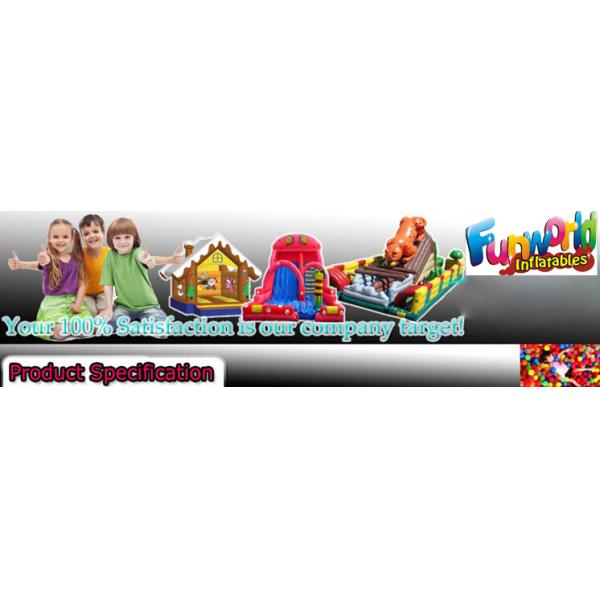 0.55mm Pvc Tarpaulin Commercal Inflatable Slide ，Super Six Slide For Garden