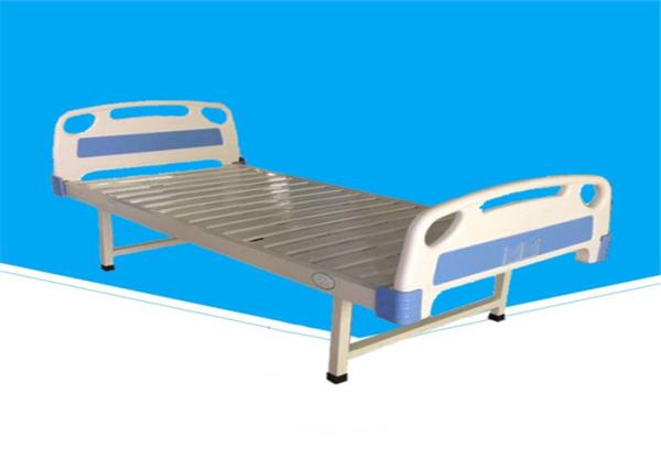 Commercial Flat Hospital Bed , Steel Powder Coated Adjustable Hospital Bed