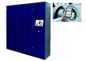 Quality Self Service Intelligent Digital Laundry Locker with SMS Message Sending Indoor for sale