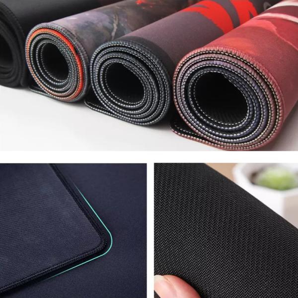 Sublimation Printing Extra Large Xxl Mouse Pad with Customized Color Edge Stitching