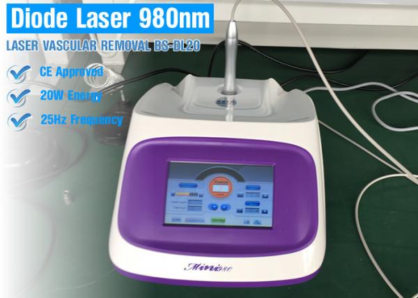 Buy Portable High Frequency 980nm Diode Laser Machine For Skin Tags Removal at wholesale prices