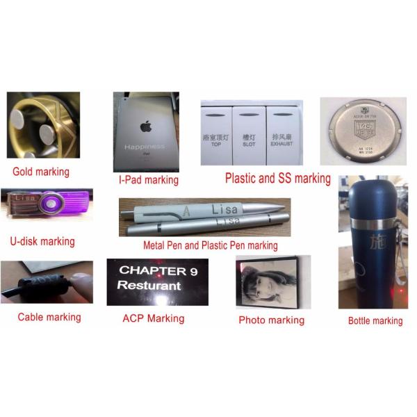 Fast Speed Online Flying Metal Laser Marking Machine For Logo Number Date