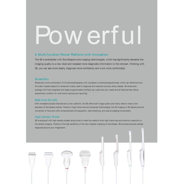 Portable 3D 4D Color Doppler USG&Sonoscape S9