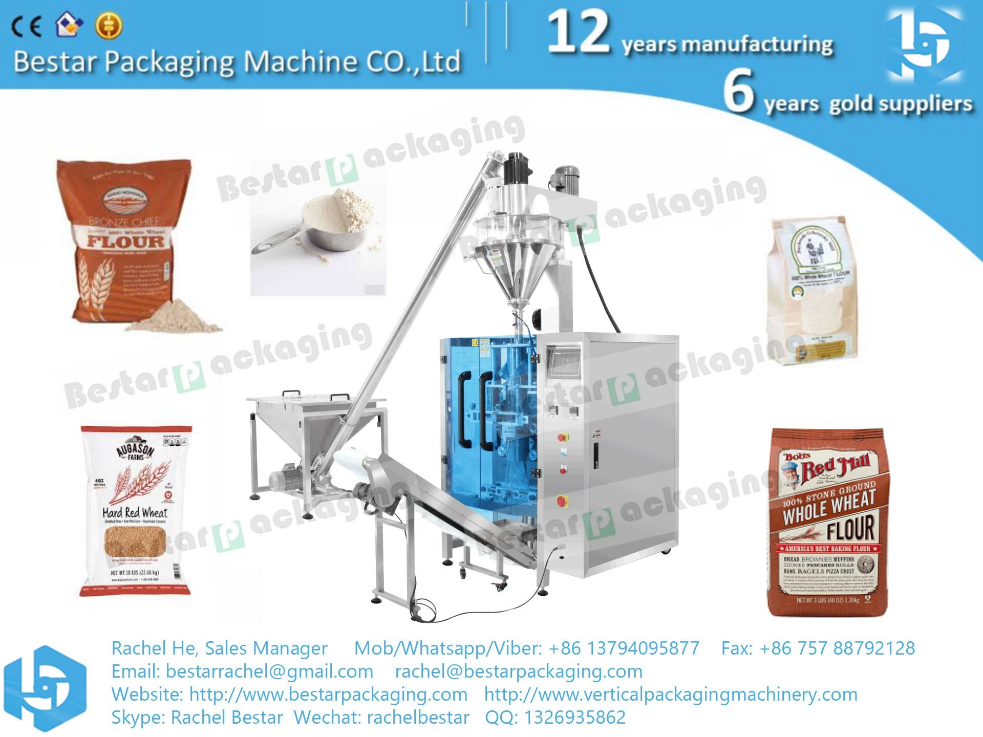 New design automatic powder packing machine for bread flour wheat flour