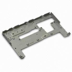 China Electronics Sheet metal stamping parts ,   made of  Electro-galvanized steel , T=1.0mm on sale