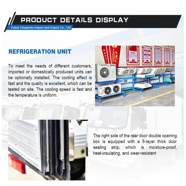 3 Tons 4 Tons 5 Tons Right Hand Drive RHD Small JAC Refrigerated Truck Temperature Range 2- -18 Gross Vehicle Weight 10-15T