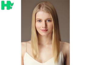 Quality Blonde Color Hair Beautiful Girl Wear Synthetic Clip In Hair Extension Popular for sale
