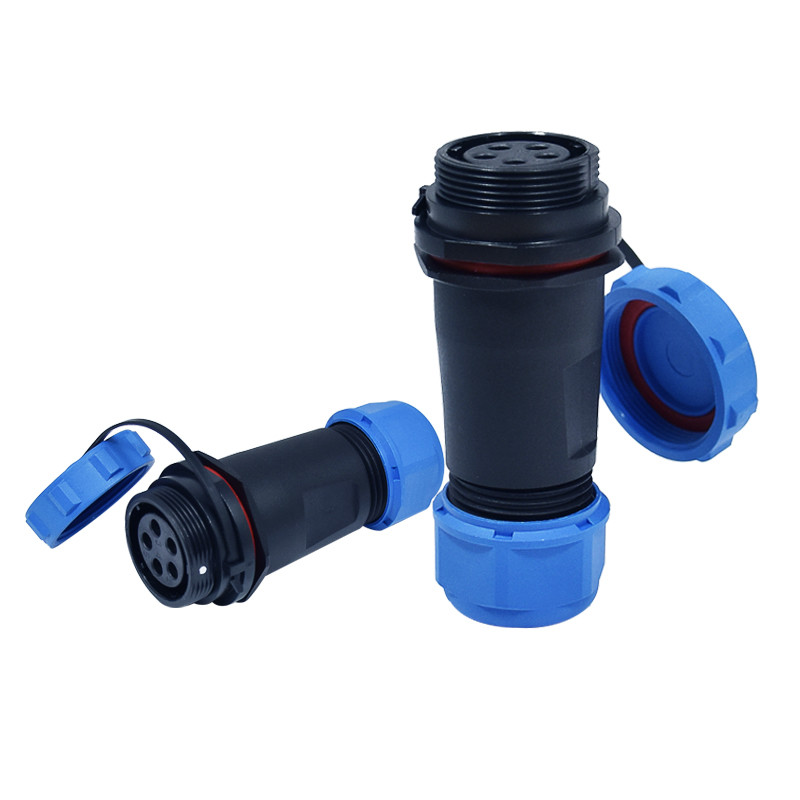 12V 2 Pin Waterproof Connector IP68 High Power Straight Connector