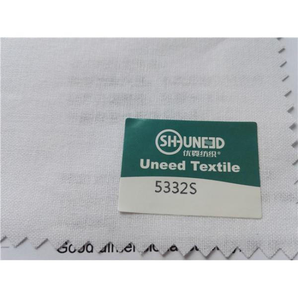 5332S Cotton Shirt Fusable Interfacing Flat Coating HDPE For Shirt