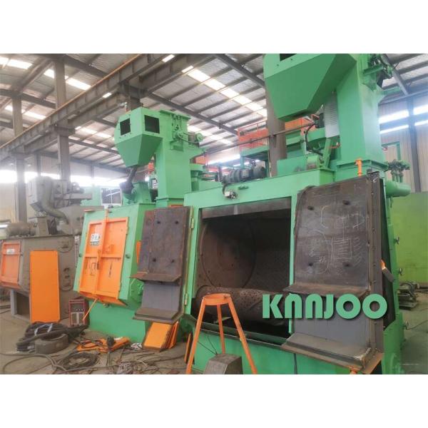 Tumble Belt Shot Blasting Machine Auto Sand Blasting Rust Removing Rubber Drum