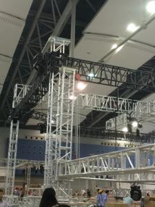 China Outdoor Fashion Circular Lighting Truss For Music Radio Show Event on sale