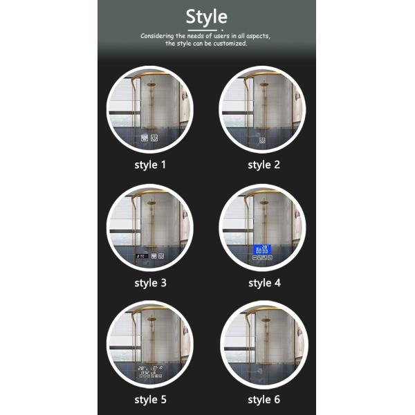 Touch Screen Smart Mirror With LED Lights and Sensor Switch For Bathroom Improvement