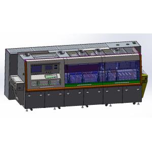 Three Phase Flux Cleaning Machine Durable , Multifunctional Component Washing