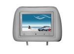 Remote control Car Seat LCD Screen Player With IR Sensor , Memory Card Insert