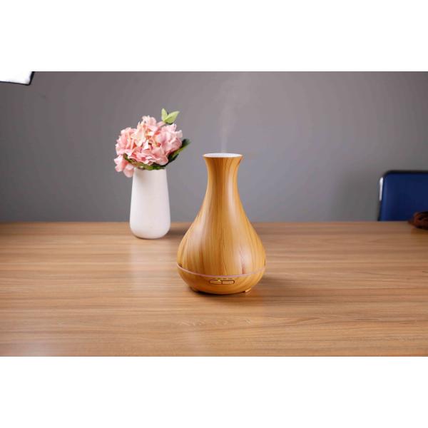 25-65ml/H Essential Oil Wood Grain Aroma Diffuser 400ml Portable
