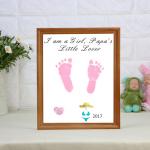 Memory Birthday Baby Birth Souvenirs Ink Handprint / Footprint Kit For Boys